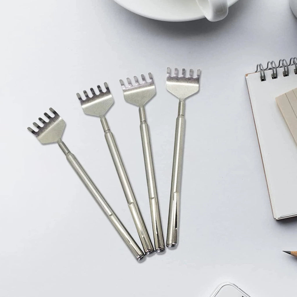Metal Stainless Steel Back Scratcher Telescopic Extendable Claw Extender US