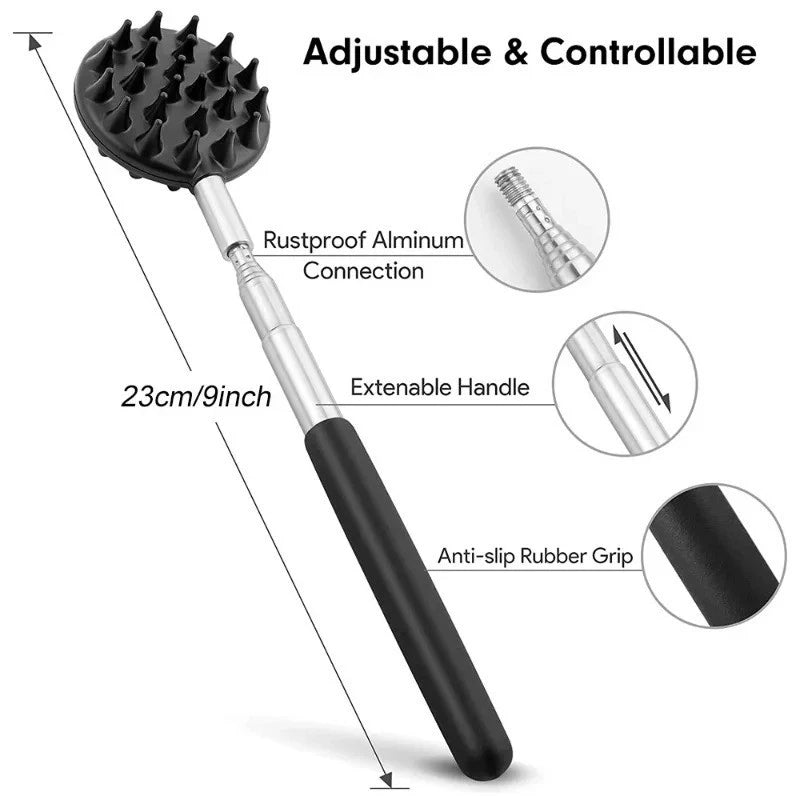 3 PCS Back Scratcher Long Reach Pick Itch Relief Tool Portable