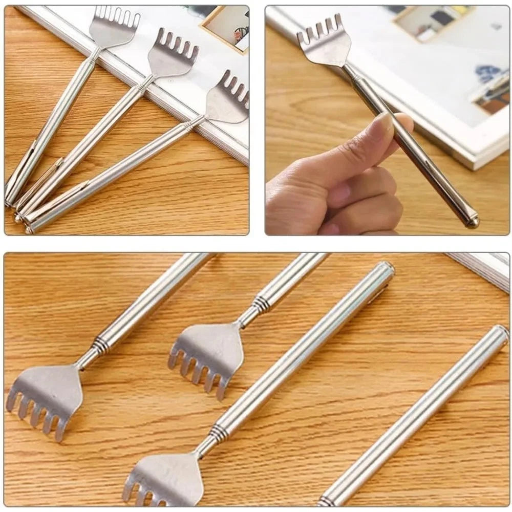 Back Scratcher Stainless Steel Telescopic Retractable Massager Shipped from UK