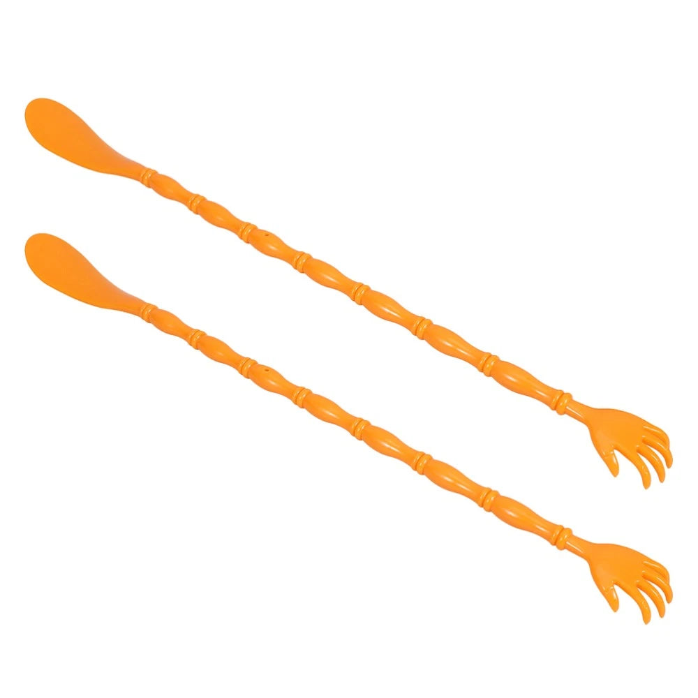 2 Pcs Itchy Claw Shoe Horn Anti Massager Back Scratcher and Shoehorn