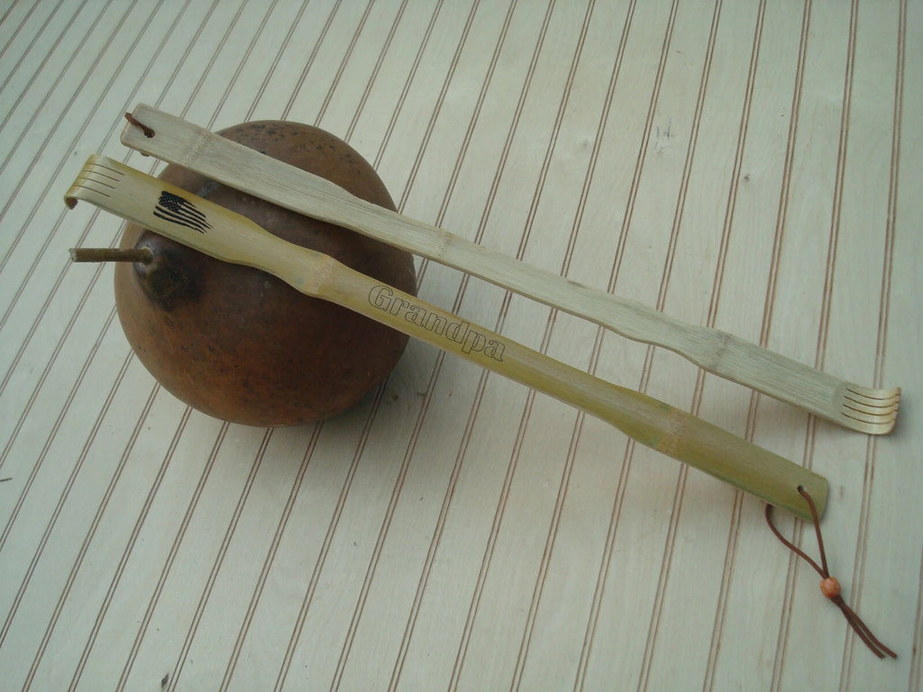 Personalized  Bamboo Back Scratcher 20" , Gift for dad, Best Man, Custom Gift
