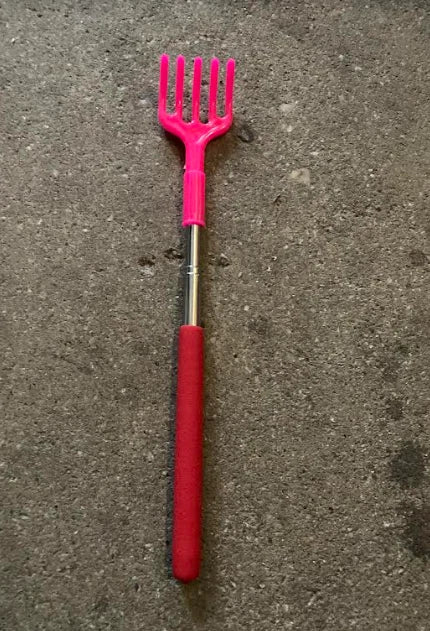 Chrome Plated Brass Telescoping Back Scratcher Extendable to 23" Compact Size G3