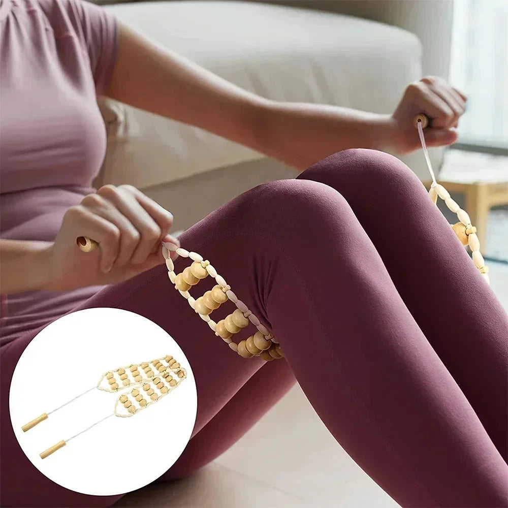 Wooden Massage Tools Anti Cellulite Body Shaping  for Beauty Sore Muscle Relief