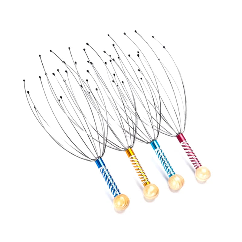 Octopus Head Massager Scalp Scratcher Relaxation Health Care Tool UK