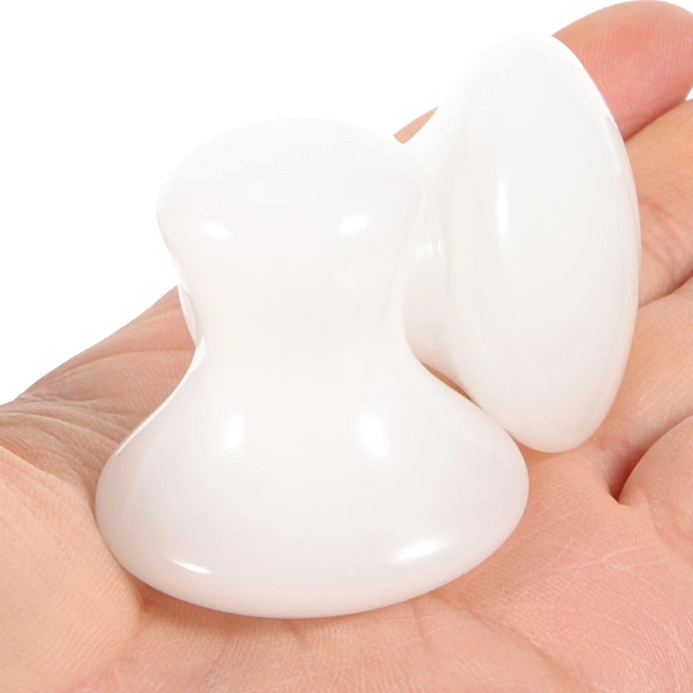 2 Pcs Massage Stone Guasha for Body Scratcher Women