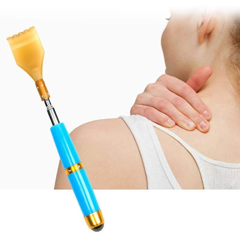 Telescopic Back Scratcher Metal Extending Massager Portable Gift For Parents