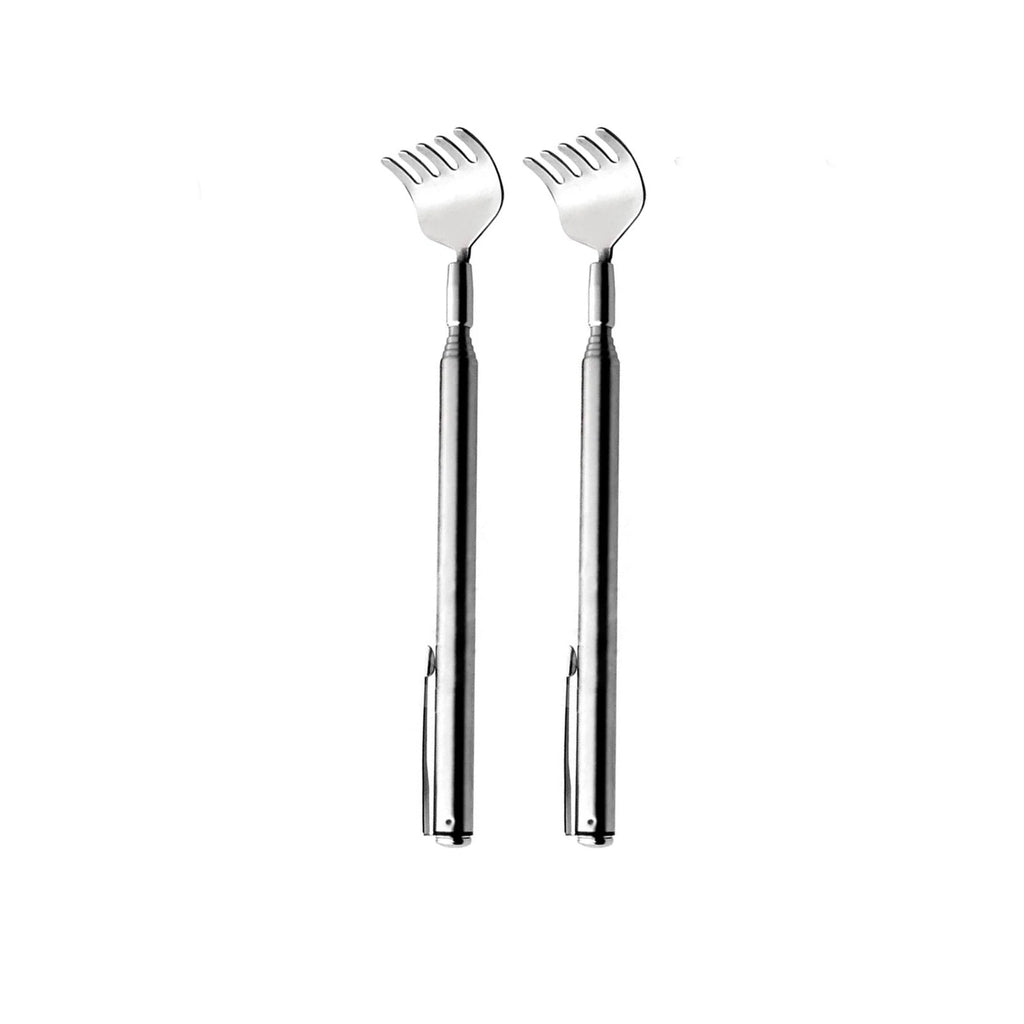 Metal Stainless Steel Back Scratcher Telescopic Extendable Claw Extender US