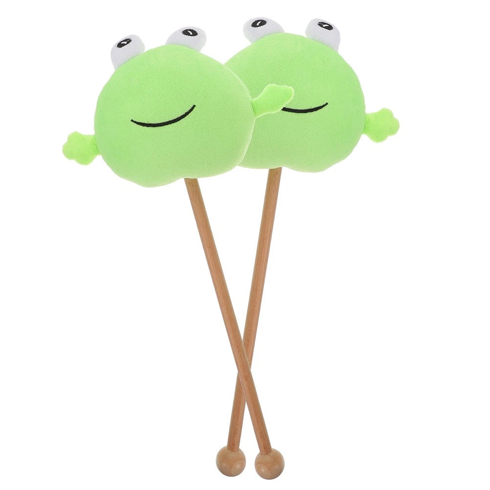 2 Pcs Knock Back Stick Scratcher Child Cartoon Massaging Bars Massage Hammer