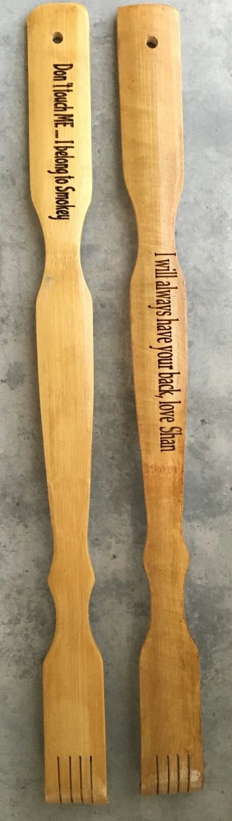 Personalized(Engraved)~19” Colorful Wooden Back Scratcher,Gift for everyone
