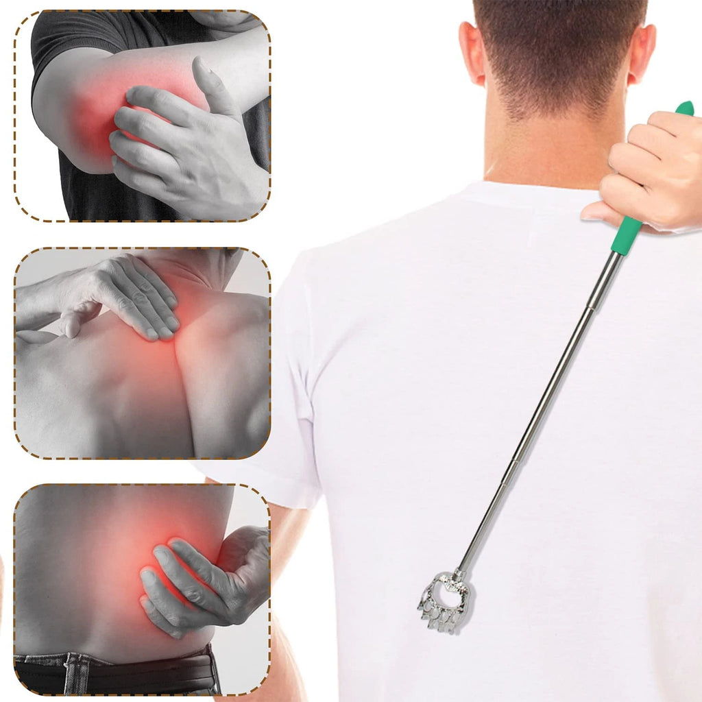 6 Pack Back Scratcher for Men Women, Christmas Stocking Stuffers Novelty Idea B