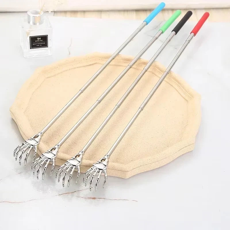 Stainless Steel Telescopic Back Scratcher Extendable Itch Relief Tool