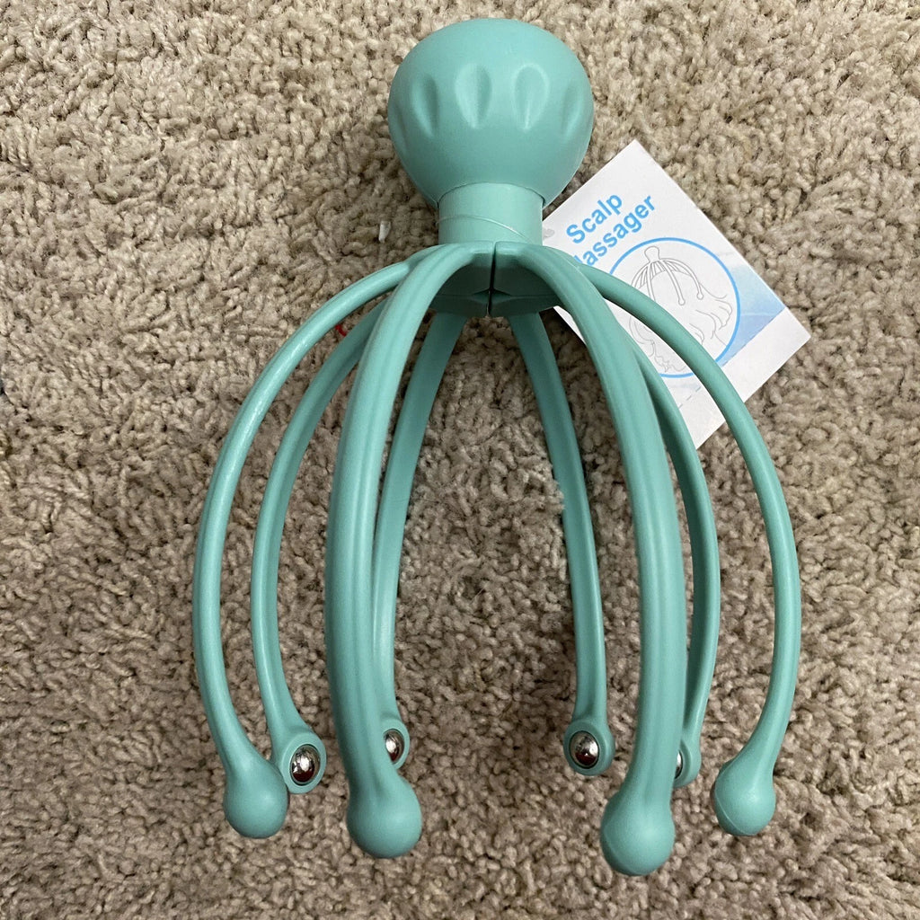 Head Massager Scalp Scratcher Steel Ball Easy Grip Large Size Relaxer