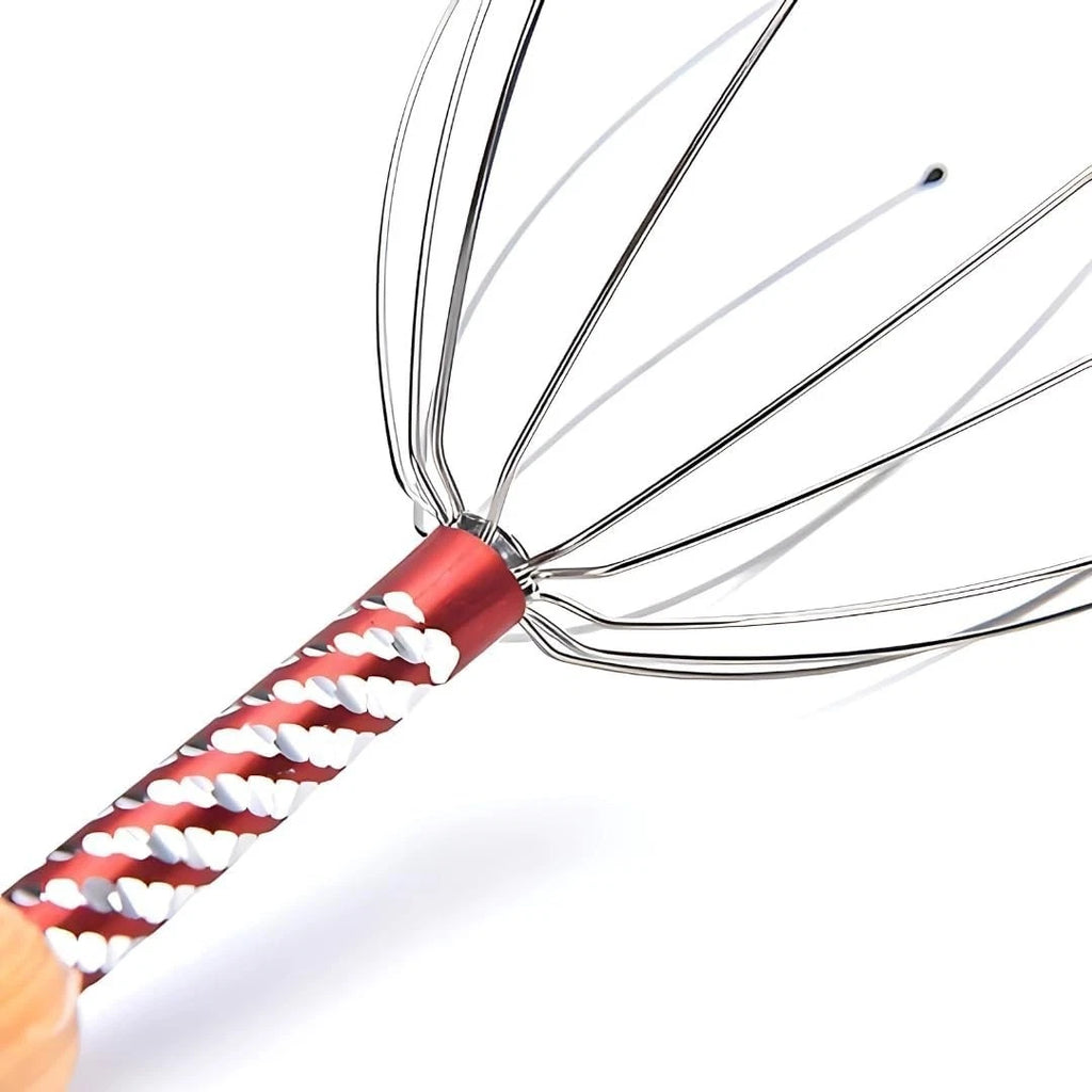 2 x Head Massager Metal Scalp Neck Body Natural Relax Pain Relief Scratcher| UK