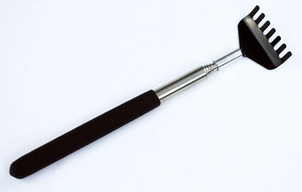 2 PC Extendable Stainless Steel Telescoping Back Scratcher Massager Extends 27"