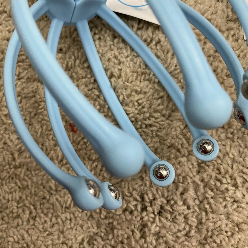 Head Massager Scalp Scratcher Steel Ball Easy Grip Large Size Relaxer