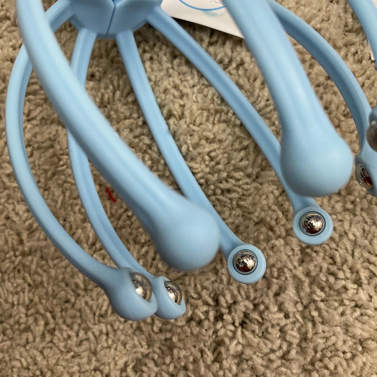Head Massager Scalp Scratcher Steel Ball Easy Grip Large Size Relaxer
