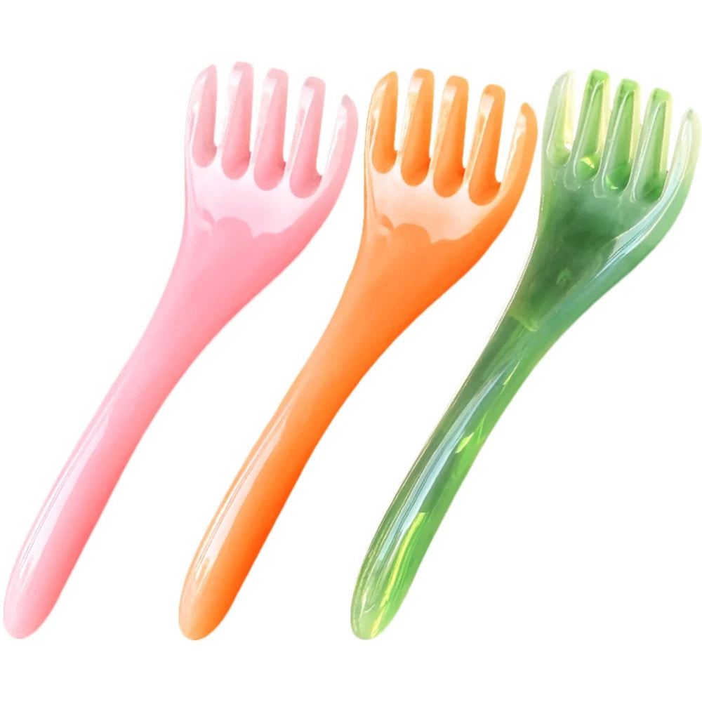 3 Pcs Meridian Comb Hair Massager Scalp Brush Kits Tool Scratcher