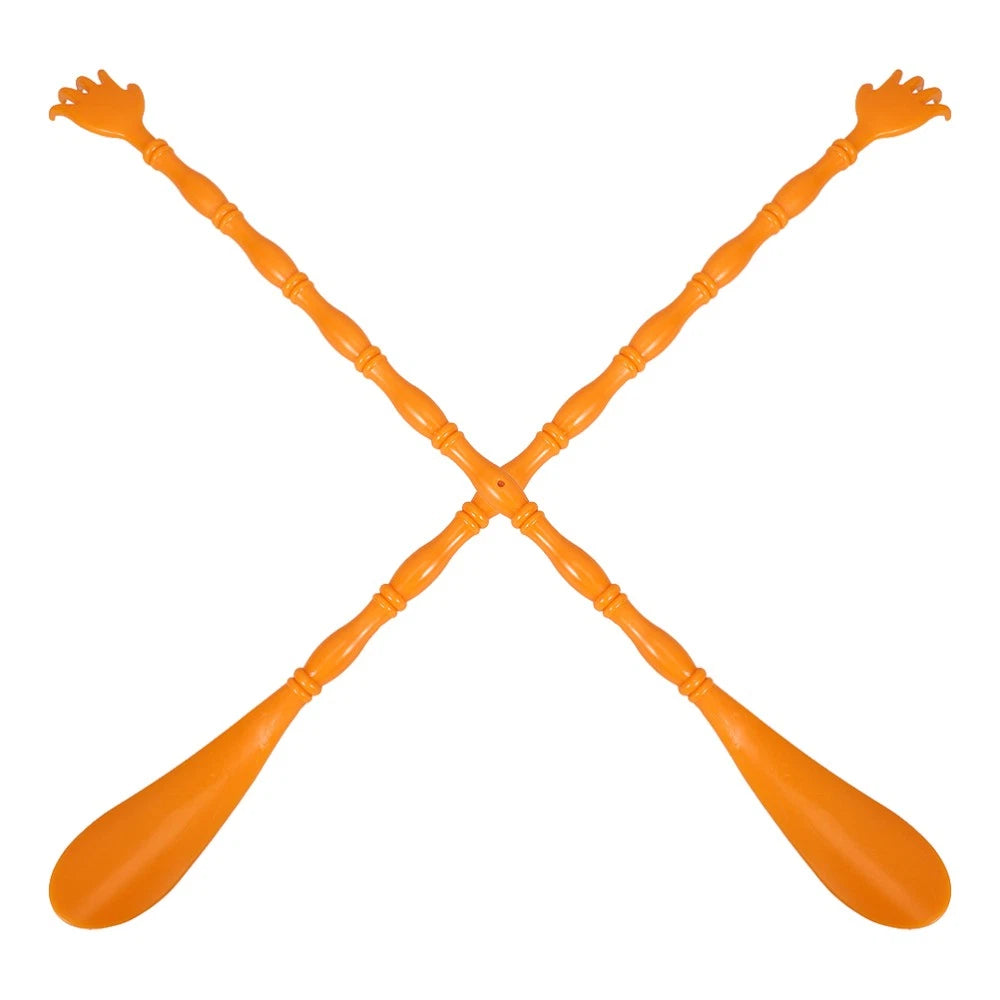 2 Pcs Itchy Claw Shoe Horn Anti Massager Back Scratcher and Shoehorn