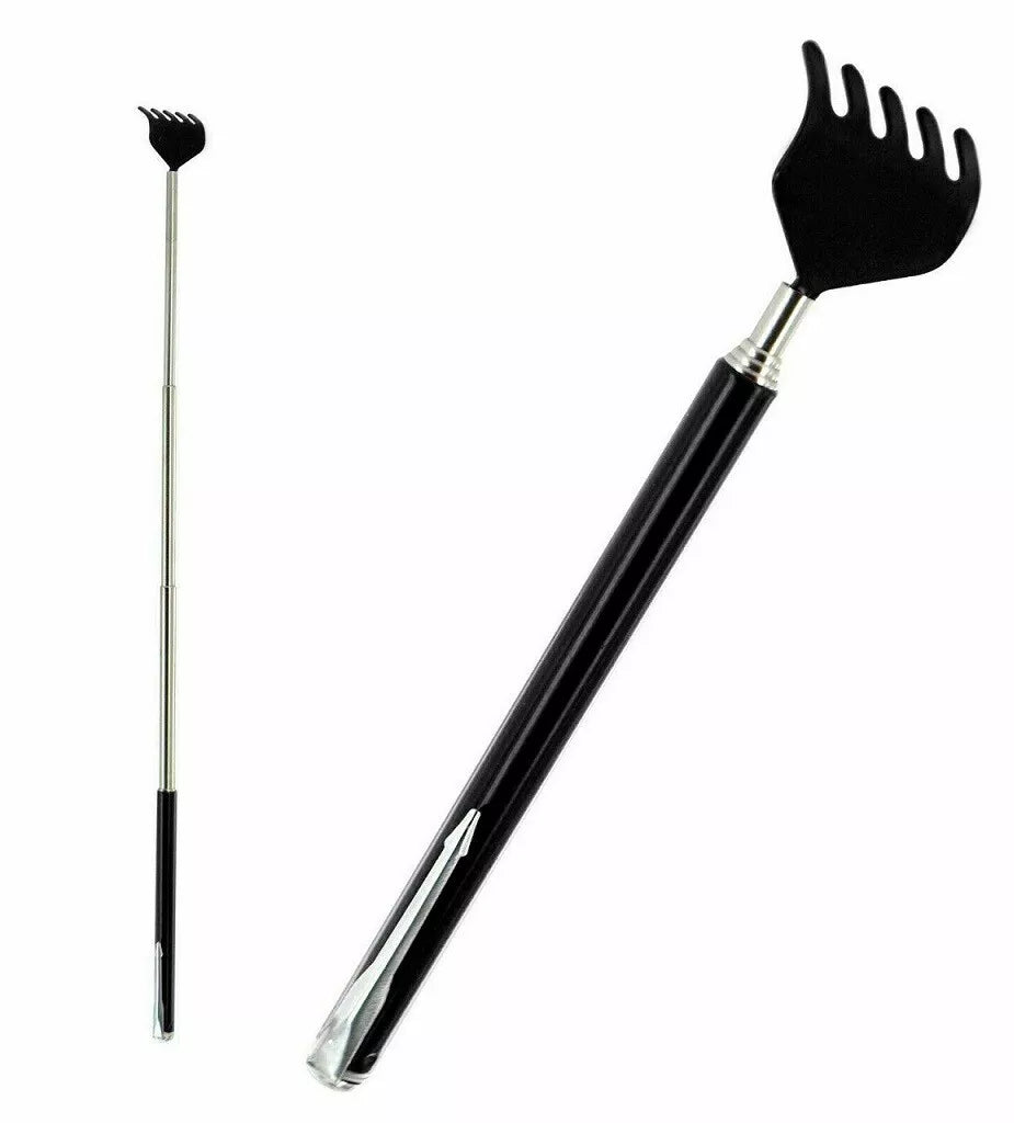 BEAR CLAW / RAKE BACK SCRATCHER Metal Extending Massager Telescopic Portable UK