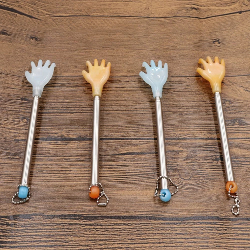 Backscratcher Finger-Like Extendable Massage Stick Telescoping Back Scratcher