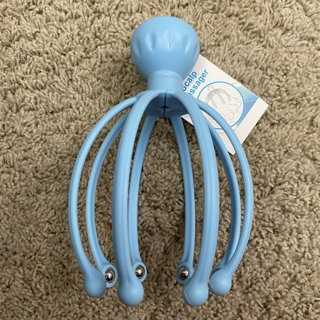 Head Massager Scalp Scratcher Steel Ball Easy Grip Large Size Relaxer