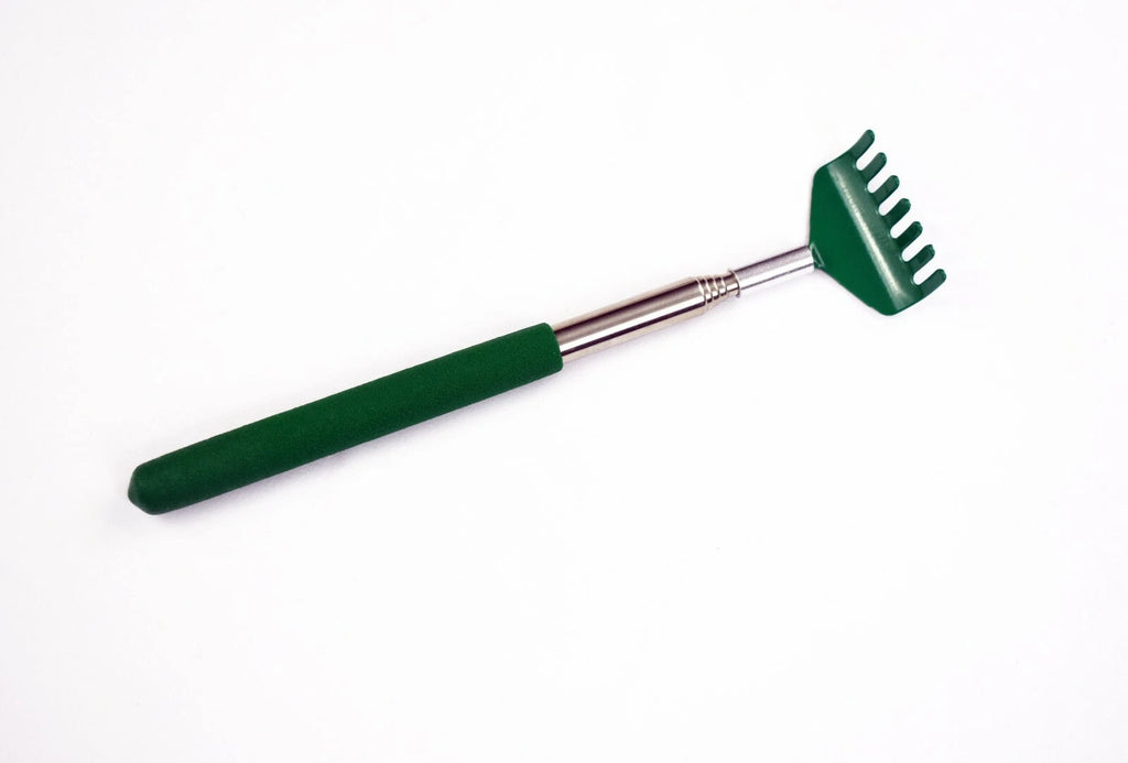 2 PC Extendable Stainless Steel Telescoping Back Scratcher Massager Extends 27"
