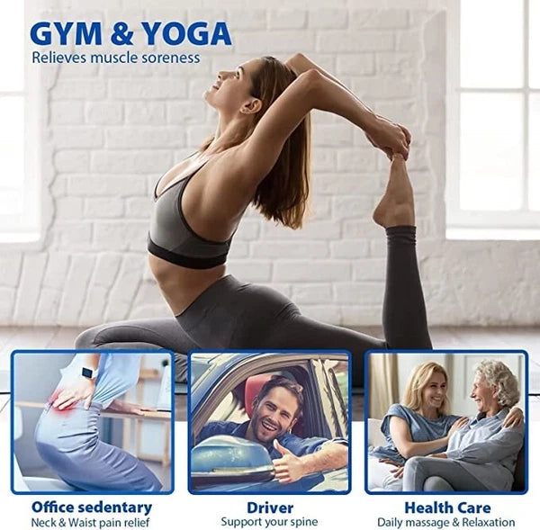 Back Streching Device, Back Massager for Bed-Chair-Car Multi -Level