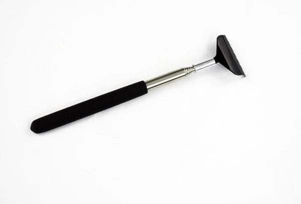 2 PC Extendable Stainless Steel Telescoping Back Scratcher Massager Extends 27"