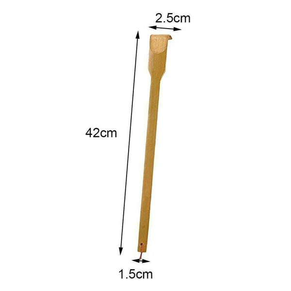 1-5X Bamboo Massager Back Scratcher Wooden Body Stick Roller Itch Rela UK