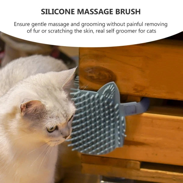 Board Cat Scratchers Massage Grooming Brush Pet Comb Self