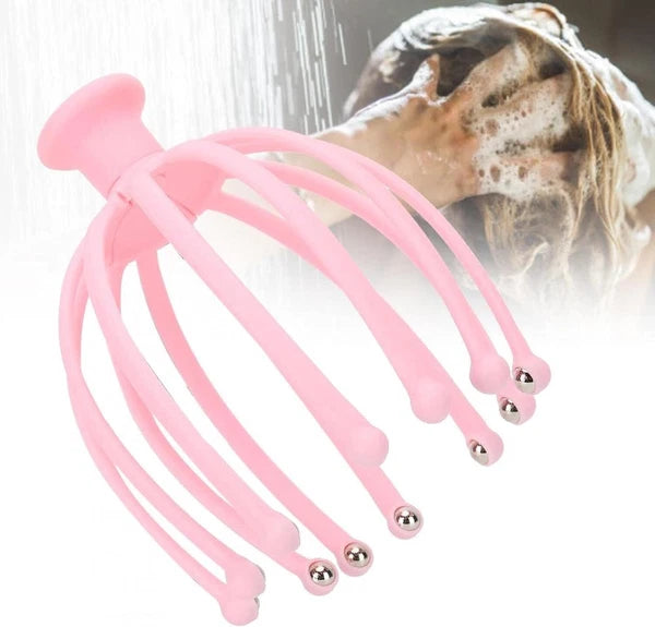 Head Massager Scratcher Neck Massage Scalp Relax Calm Stress Relief Octopus