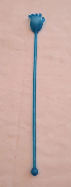 Hand Shape Back Scratcher Long Reach Massager Plastic 38cm Long - Colour Choice