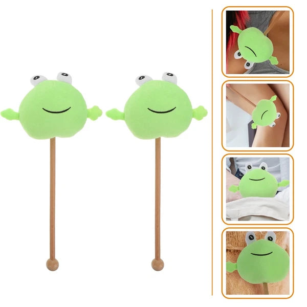 2 Pcs Knock Back Stick Scratcher Child Cartoon Massaging Bars Massage Hammer