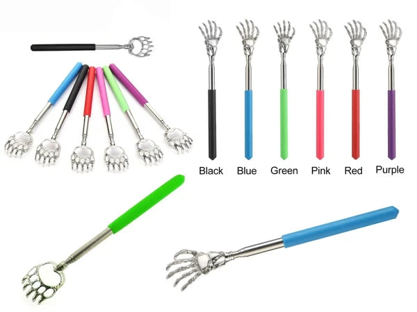 BEAR CLAW BACK SCRATCHER Metal Extending Extendable Massager Portable Telescopic