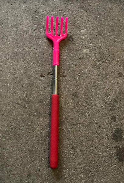 Chrome Plated Brass Telescoping Back Scratcher Extendable to 23" Compact Size G3