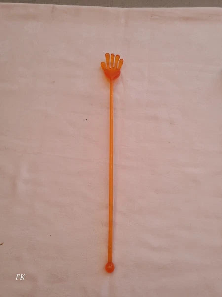 Hand Shape Back Scratcher Long Reach Massager Plastic 38cm Long - Colour Choice