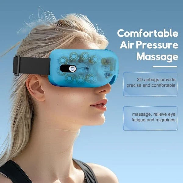 Eye Massager with Heat and Air Compression, Gift for Mon,Eye and Temple Massage