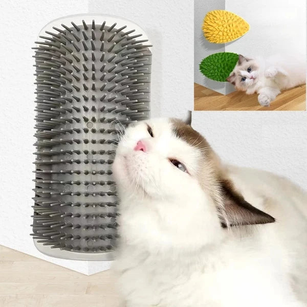 Cat Scratcher Massager Brush Comb Grooming Tool for Cats Dogs Kittens Pets