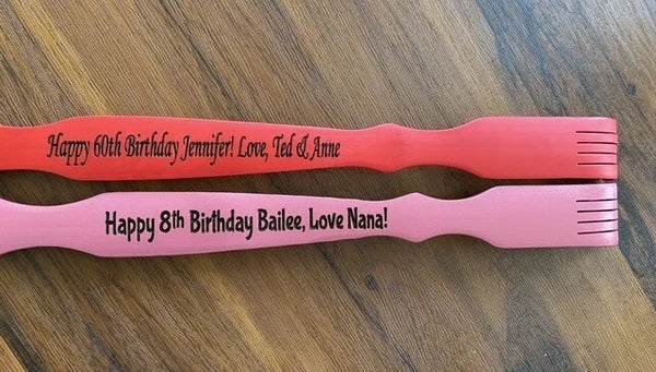 Personalized(Engraved)~19” Colorful Wooden Back Scratcher,Gift for everyone