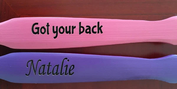 Personalized(Engraved)~19” Colorful Wooden Back Scratcher,Gift for everyone