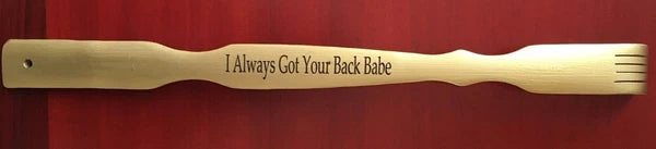 Personalized(Engraved)~19” Golden color Wooden Back Scratcher ,Gift for everyone