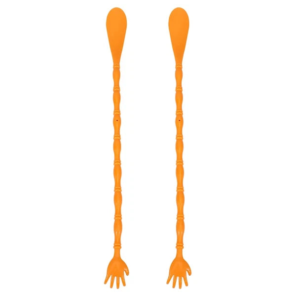 2 Pcs Itchy Claw Shoe Horn Anti Massager Back Scratcher and Shoehorn