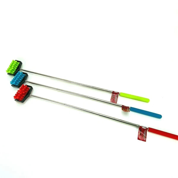Hand Held Extendable Roller Massager 23" Body and Back Scratcher Select Colors