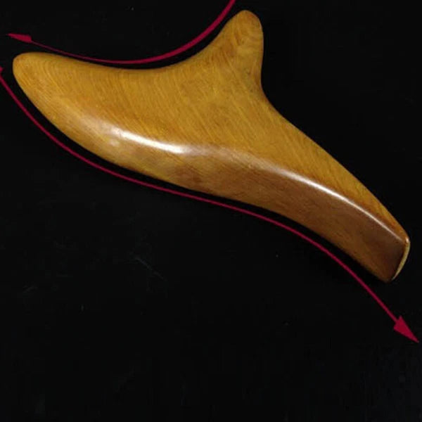 Gua Sha Acupuncture Wood Massage Scrape Lymphatic Drainage Shiatsu Body Massager