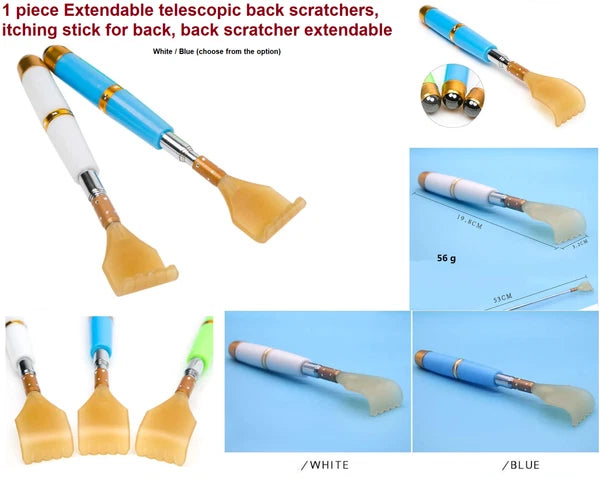 BEAR CLAW / RAKE BACK SCRATCHER Metal Extending Massager Telescopic Portable UK