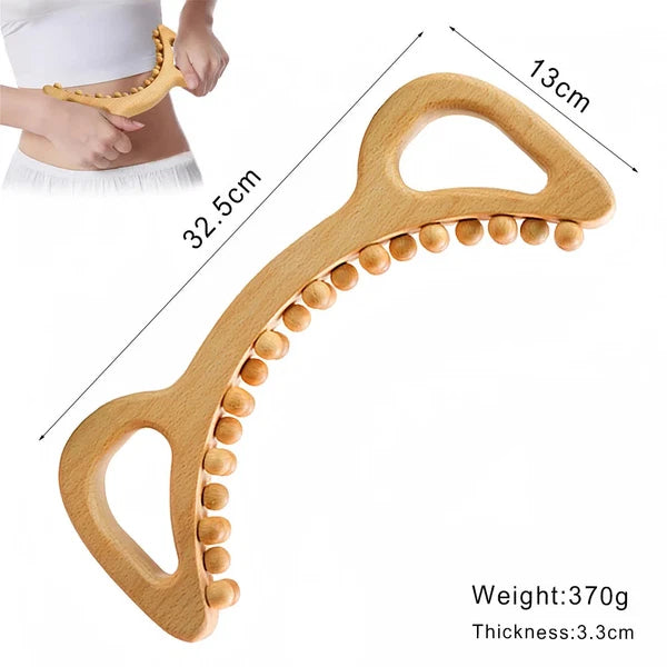 Wooden Massage Tools Anti Cellulite Body Shaping  for Beauty Sore Muscle Relief