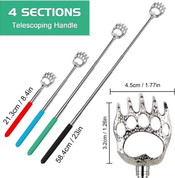 6 Pack Back Scratcher for Men Women, Christmas Stocking Stuffers Novelty Idea B