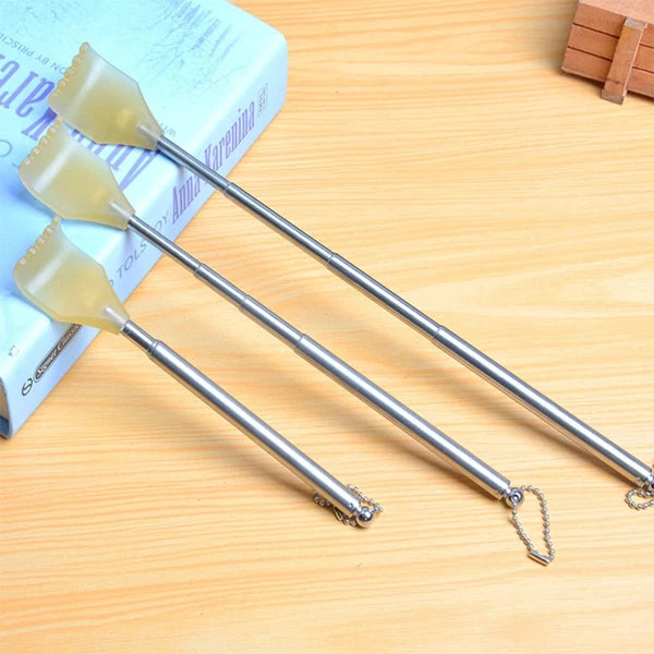 Set of 2 Plastic Head Horns Tickled Massage Scratcher Simple Back