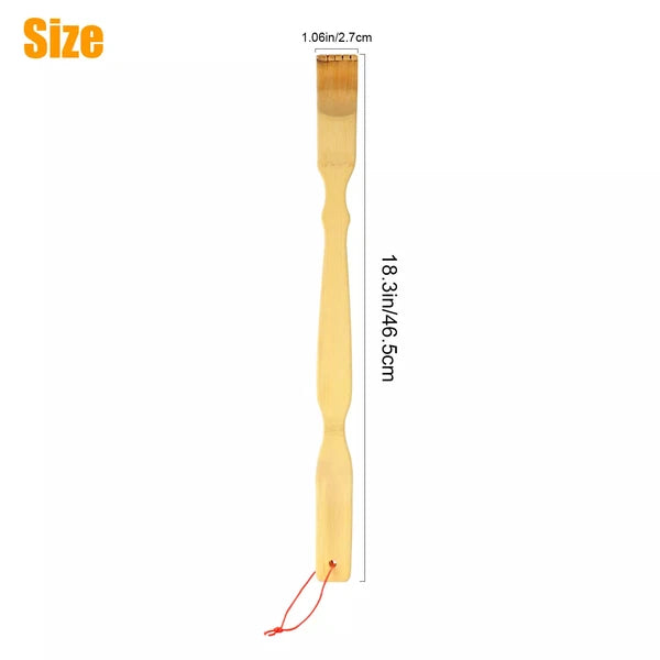 3pcs Bamboo Back Scratcher Natural Long Handle Back Scratchers for Men Women USA