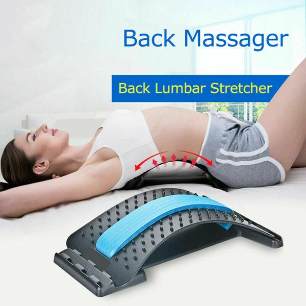 Lower Back Cracker Lumbar Pain Massager Lower Pain Relief Back Stretcher
